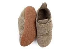 Bisgaard camel hjemmesko med velcro